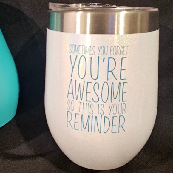 TWO (2) Insulated Wine Tumblers - Picture 3 of 10